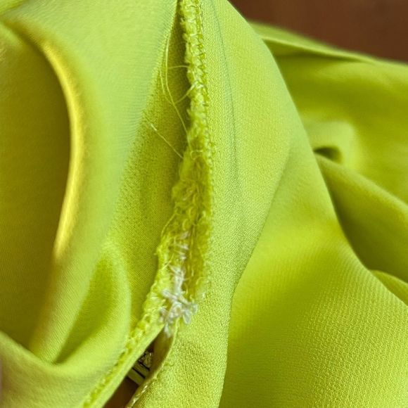 ZARA Neon Yellow Strappy Maxi Dress || SZ S - Picture 16 of 17